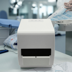 Nhiệt máy in nhãn với <span class=keywords><strong>Ribbon</strong></span> 110 Mét không dây Wifi máy in truyền nhiệt 300DPI Máy in nhãn - Product Image 1