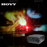 Fontaine d'eau dansante du parc national HOVY, écran d'eau, projection laser, projecteur LCD, affichage HDMI/3,5 mm, télécommande