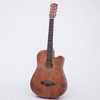 Guitar Beginners 38 Inch Cheap Wood Guitar Folk Acoustic Custom Guitar