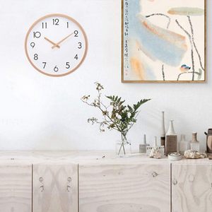 <b>Wall</b> <b>Clock</b> Wood Large Wood <b>Wall</b> <b>Clocks</b> Digital <b>Wall</b> <b>Clock</b> Reloj De Pared Table <b>Kitchen</b> Office Vintage Home - Product Image 2