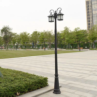 Lampadaires de Jardin en Gros, Éclairage Extérieur IP65 Étanche en Aluminium Moulé Sous Pression, Style Vintage pour Villas, Boulevards et Parcs
