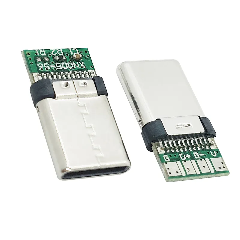 24 पिन टाइप-सी यूएसबी कनेक्टर सोल्डर कनेक्टर फास्ट चार्जिंग यूएसबी केबल टाइप सी कनेक्टर