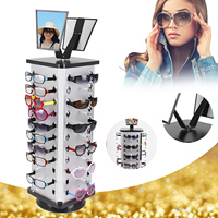 Étalage de lunettes en métal pour magasin d'optique, présentoir de lunettes de vue sur pied, présentoir rotatif amovible pour lunettes de soleil