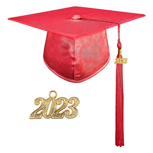 Gorro y vestido de graduación para adulto brillante personalizado borla de gorro de vestido de graduación universitario - Product Image 3