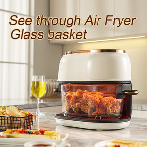 Nouveau style de friteuse numérique en verre 4L 5L 6L 8L Selon les consommateurs, meilleure friteuse à air intelligente sans huile - Product Image 5