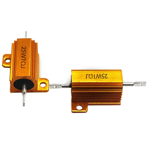 Baru RXG24 RX24 cangkang aluminium emas daya tinggi keluaran resistor arus membatasi mobil decoding 25W 50W 100W 200W - Product Image 4