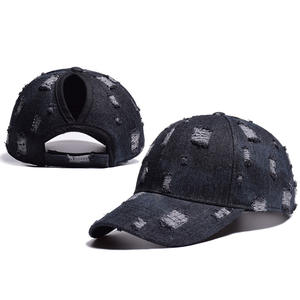 M0409 Nouvel arrivage Chapeaux de baseball en denim de haute qualité pour femmes - Product Image 2