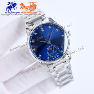 Montre mécanique de luxe pour homme Longnes de haute qualité avec calendrier mensuel, mouvement automatique haut de gamme, montres de plongée - Product Image 5