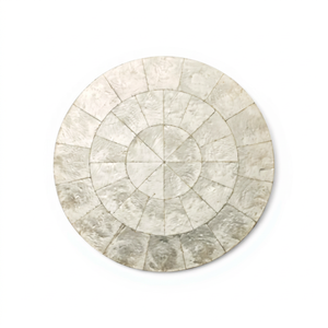 Modern Natural Round Capiz <b>Placemat</b> Made From Shell <b>for</b> Everyday Dining <b>Table</b> Decor and Home Styling From Vietnam - Product Image 1