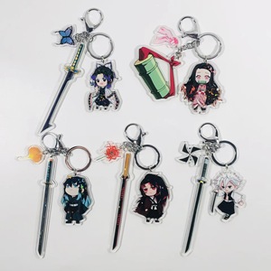 Anime acrílico Demon Slayer <span class=keywords><strong>Kimetsu</strong></span> <span class=keywords><strong>no</strong></span> <span class=keywords><strong>Yaiba</strong></span> acrílico llavero personaje colgante llavero - Product Image 2