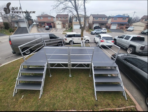 TFR 290mm TUV Aluminio certificado para pantallas de armazón de escenario Negro/Rojo Iluminación exterior Techo Seguridad certificada para espectáculos - Product Image 2