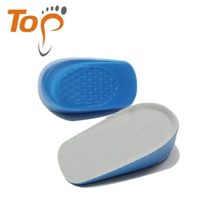 Semelles rehausseuses invisibles <span class=keywords><strong>en</strong></span> mousse PU à 3 épaisseurs avec inserts <span class=keywords><strong>en</strong></span> gel de <span class=keywords><strong>silicone</strong></span> pour augmenter la hauteur du talon - Product Image 1