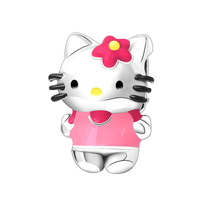 2026 Más Vendido Colgante de Plata 925 con Diseño de <span class=keywords><strong>Gato</strong></span> y Rana de Dibujos Animados, Accesorios DIY para Collares y Pulseras, Joyería Exquisita Directo de Fábrica - Product Image 4