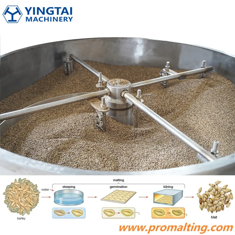 Yingtai Promalting Systeem Mout Roaster Machines Mout Roosteren Apparatuur Voor Deskundige Moutsters En Brouwers