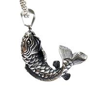 Collier religieux pendentif poisson en acier inoxydable collier poisson chanceux collier motard amulette poisson celtique bijoux punk rock hip hop bijou nouveau