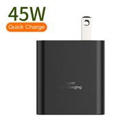 Adaptador de Pared USB con Supercarga PD QC PPS KC QC3.0, 25W 45W, Certificado KC, Cargador GaN para Samsung