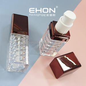 Vente en gros en usine de 30ml de flacon de fond de teint carré vide Offre Spéciale de flacon de lotion transparent vide pour les soins de la peau cosmétiques - Product Image 3