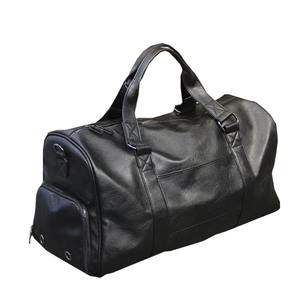 Leather Duffel Luggage Bag Business <b>Travel</b> Gym Sports Fitness Polyester Lining Weekender <b>Holdall</b> Bag - Product Image 5