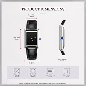 Orologio da <span class=keywords><strong>uomo</strong></span> CILOA Square, orologio al quarzo di alta qualità, personalizzato, semplice, alla moda, moderno, lussuoso, classico, <span class=keywords><strong>cinturino</strong></span> in <span class=keywords><strong>pelle</strong></span>, vendita all'ingrosso. - Product Image 2