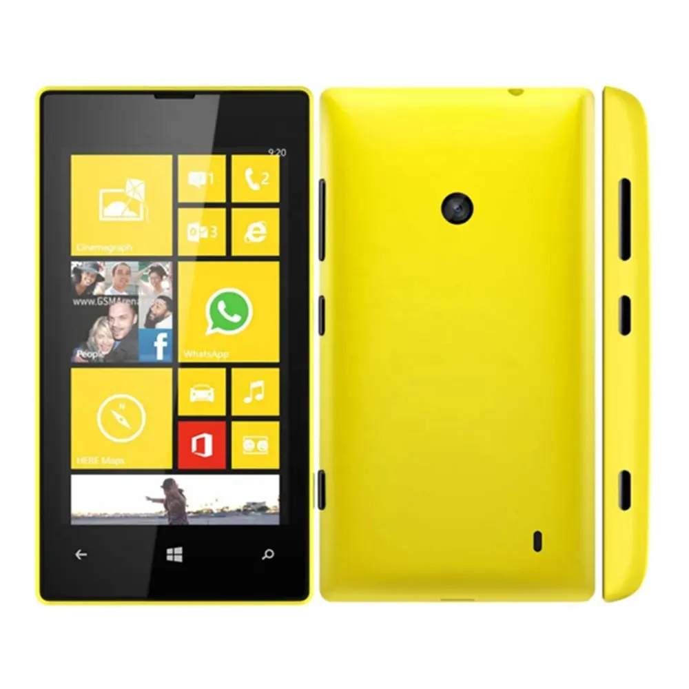 Per Lumia 520 Dual Core 4.0 "3G WIFI GPS 5MP fotocamera 512MB RAM 8GB ROM telefoni cellulari sbloccati