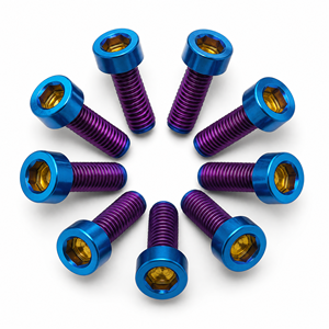 Bulloni in Lega di Titanio Gr5 Anodizzati Colorati Torx <span class=keywords><strong>M4</strong></span> M5 M6*15, Viti in Titanio per Modifiche Moto e Carrozzeria Auto - Product Image 1