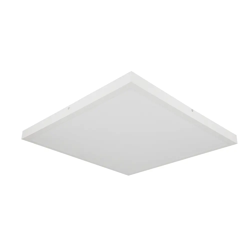 Factory Kitchen Office Bedroom 36w 48w 60w 70W 96W 595x595 2x2 FT Square Surface Mounted Back-lit Led Flat Panel Light