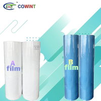 Cowint dtf uv transferts d'encre noël autocollant en métal marquage à chaud feuille de transfert de chaleur film feuille étiquette uv dtf autocollant pour tasses