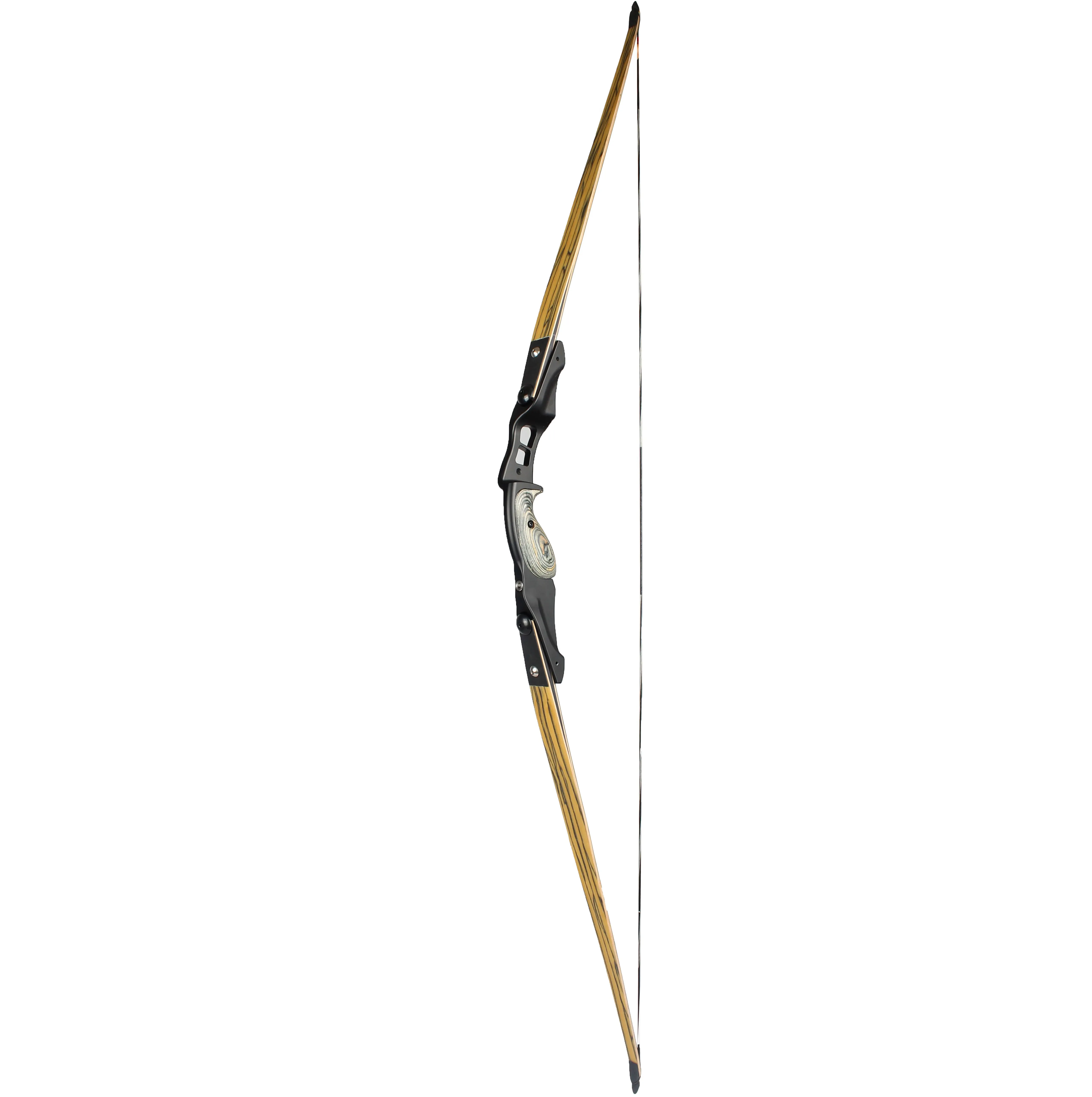 ZS-F162 Hunting Fishing Competition ILF traditional Long Bow for shooting Archery Aluminum Riser Laminated Limbs Factory Price