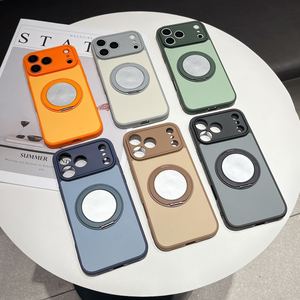 เคสโทรศัพท์แบบมีวงแหวนหมุนได้ 360 องศา พร้อมขาตั้งโลหะ ป้องกันการกระแทก สำหรับ iPhone 17 16 15 14 13 12 11 pro max xs xr mini plus - Product Image 6