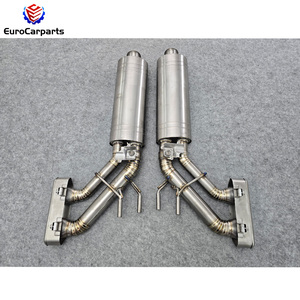 W464 akrapovich phong cách hệ thống ống xả G63 G500 g lớp w464 2019Y ~ hợp kim Titan + thép không gỉ cuối ống xả Lưu ý hệ thống - Product Image 2
