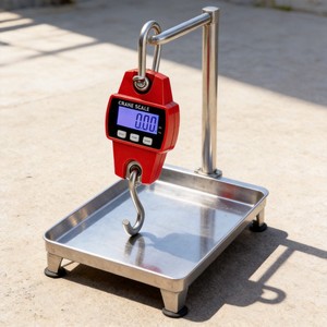 Pèse-grue 100 kg - Machine de pesage numérique sans fil pour usage industriel - Compensation de température à 100 % et tests d'usure - Product Image 1