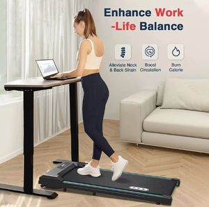 Caminadora Eléctrica Portátil 2025 para Entrenamiento Cardiovascular, Mini Caminadora Debajo del Escritorio, <span class=keywords><strong>Trotadora</strong></span> para Ejercicio en Casa - Product Image 3