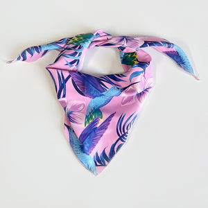 Модные индивидуализированные весенние банданы с цветочным принтом для собак, симпатичные цветные банданы разных размеров для домашних животных на заказ - Product Image 2