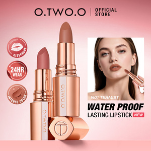O. DOS. O Mist Lipstick Kiss Lock Color Matte Velvet Lipstick para belleza y maquillaje Light Mist Color - Product Image 3