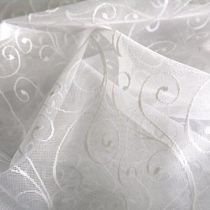 Rideau en filet Jacquard 100% polyester ignifugé John Aird-Vendu au mètre-Drop 72 "(183cm) - Product Image 3