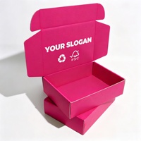 Caja de Envío Corrugada con Logotipo Personalizado, Caja de Cartón Rígido para Envíos al por Mayor, para Ropa, Zapatos, Prendas de Vestir, Embalaje de Regalos