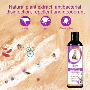 Shampooing <span class=keywords><strong>anti</strong></span>-puces et tiques pour animaux de compagnie, professionnel, sûr, naturel, biologique, végétalien, pour chats et chiens, <span class=keywords><strong>anti</strong></span>-démangeaisons - Product Image 2