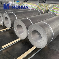 Electrodo de Grafito MoHua UHP de 500 mm, Longitud de 2700 mm, Bajo Coeficiente de Expansión Térmica, Resistencia a la Flexión de 12 Mpa para un EAF Estable