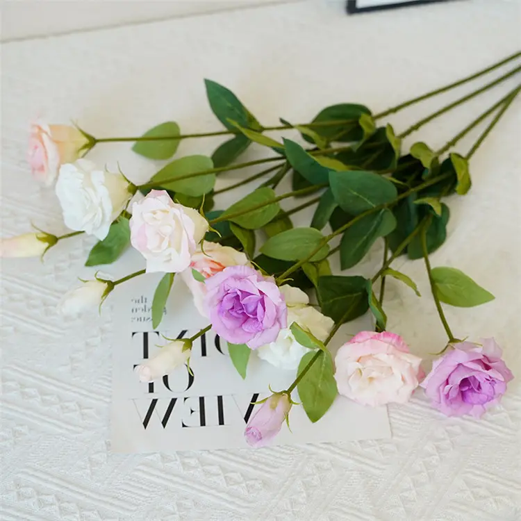 Дешевые, оптовая продажа, свадебные искусственные цветы, Декор, настоящие прикосновения, шелковые розы, свадебные украшения для стола