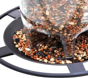 Mangeoire pour oiseaux sauvages suspendue automatique écologique Mangeoire à oiseaux pliante rétractable en forme de gazebo pour la décoration de jardin - Product Image 5