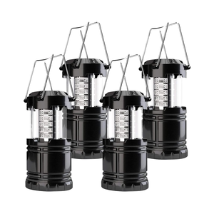 4 gói IPX4 không thấm nước LED Cắm trại đèn lồng độ sáng có thể điều chỉnh Survival Lights đối với Home khẩn cấp đi bộ đường dài cúp điện - Product Image 1