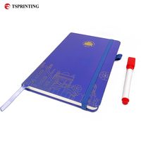 Carnets de notes avec élastique et marque-page en ruban, prix d'usine, échantillon gratuit, impression personnalisée de livres, impression de carnets à couverture rigide