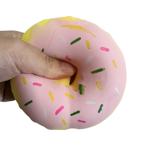 Mới nhất thiết kế TPR mềm <span class=keywords><strong>Donut</strong></span> đồ chơi đồ chơi độc đáo cho trẻ em Squishy thực phẩm đồ chơi - Product Image 3