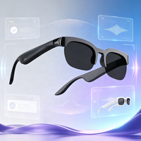 Lunettes intelligentes sans fil, lunettes de soleil avec microphone intégré, haut-parleurs, assistant vocal tactile, verres pour hommes et femmes