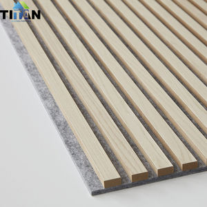 Pannelli a strisce in <span class=keywords><strong>legno</strong></span> massello 3D insonorizzati decorazione della <span class=keywords><strong>parete</strong></span> <span class=keywords><strong>rivestimento</strong></span> per pareti interne Ps - Product Image 4