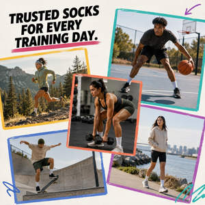 Chaussettes de sport épaisses et rembourrées de haute qualité pour hommes, logo personnalisé, antidérapantes, pour le football, la course à pied, la compression athlétique, blanches - Product Image 6