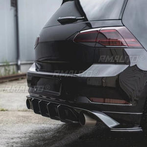Kit carrosserie pour Volkswagen Golf 7/7.5 GTI TCR, diffuseur de pare-chocs arrière, noir brillant, style sport, accessoires de voiture - Product Image 4