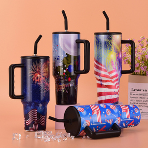 Ý tưởng sản phẩm mới 2026 công suất lớn đơn giản Tumblers Logo OEM/ODM thể thao ngoài trời bán buôn 40oz màu 3D Tumbler - Product Image 3