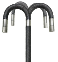Inspection des défauts 3.5 "écran 6 pièces LED 4 voies IP67 Endoscope de caméra serpent portable professionnel pour l'inspection du moteur des tuyaux d'égout