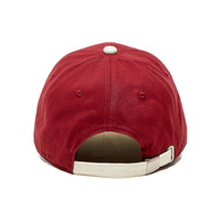 Casquette de baseball américaine Oxford à blocs de couleur, logo brodé personnalisé, bec de canard réglable, 100% coton, 5 panneaux, sportive, OEM